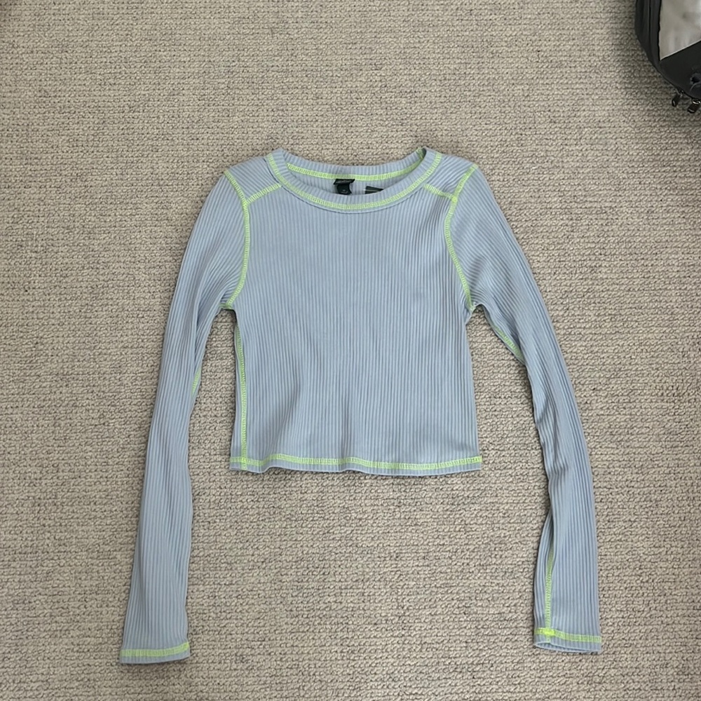 Wild Fable Cropped Long Sleeve Top
